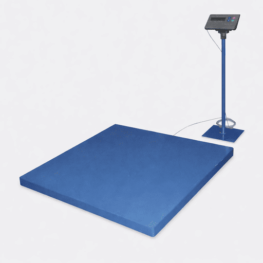 Industrial floor scale for pallet and warehouse weighing