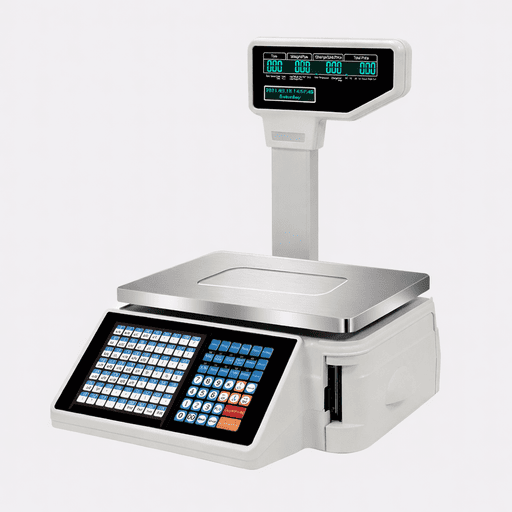 Label printer weighing scale for retail and packaging operations